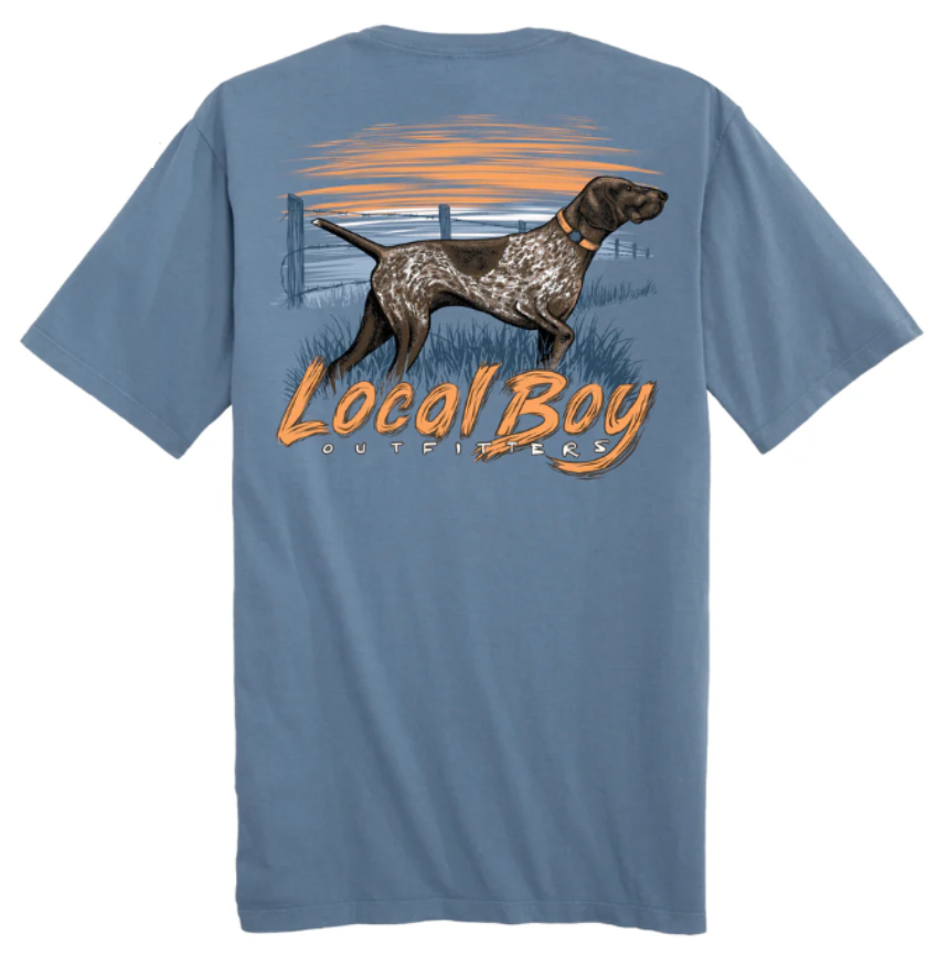 Local Boy Toddler GSP Sunset T-Shirt Slate