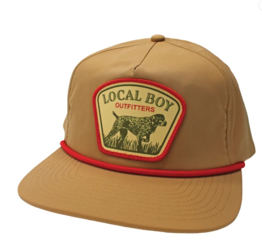 Local Boy Youth GSP Badge Low Profile Rope Hat Tan
