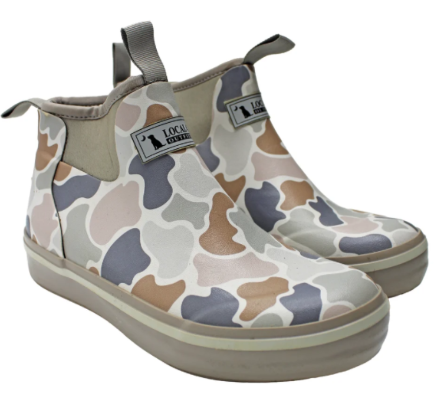 Local Girl Rubber Boots Forest Camo Flora