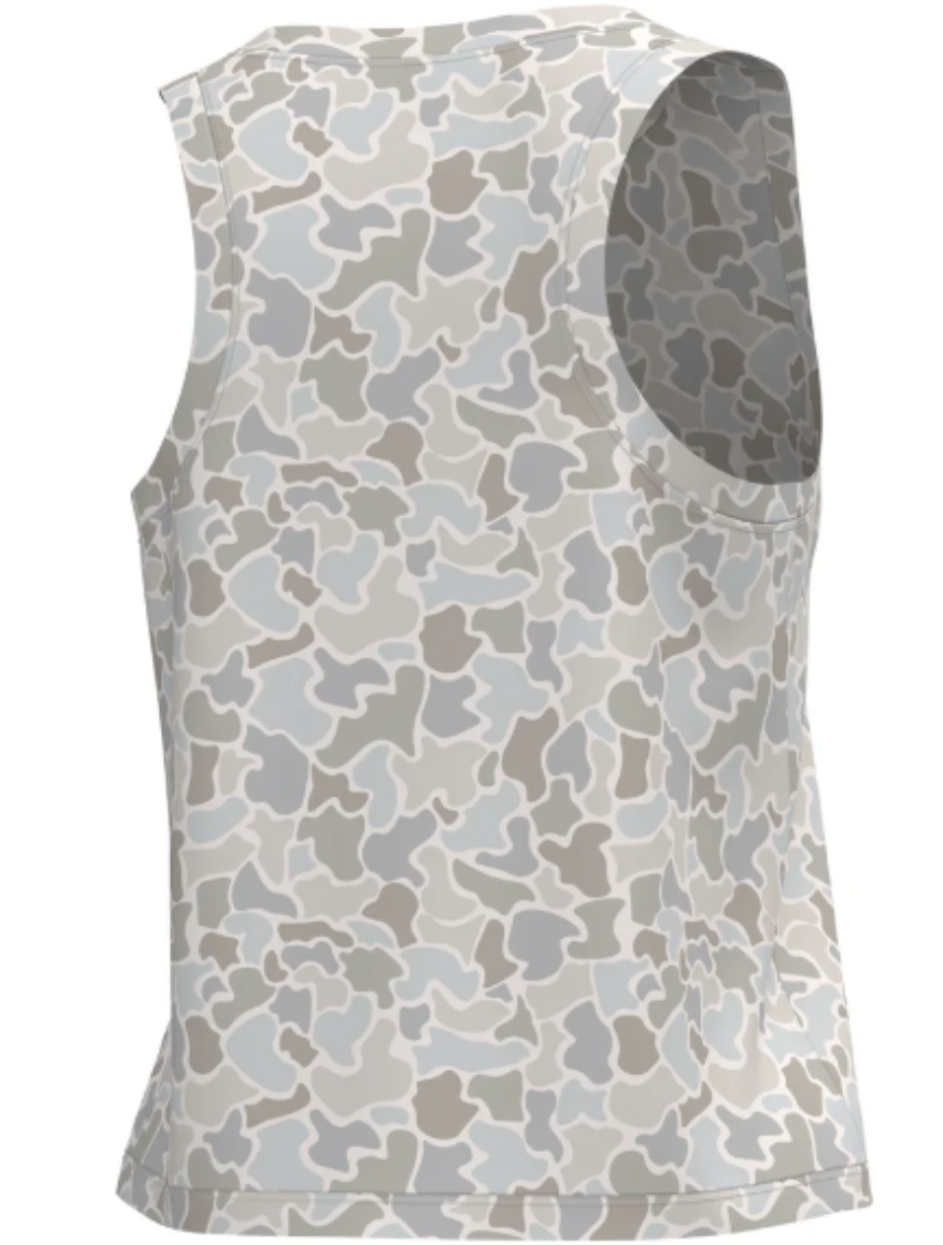 Local Girl Women's Muscle Tank 2.0 Forest Camo Saltwater
