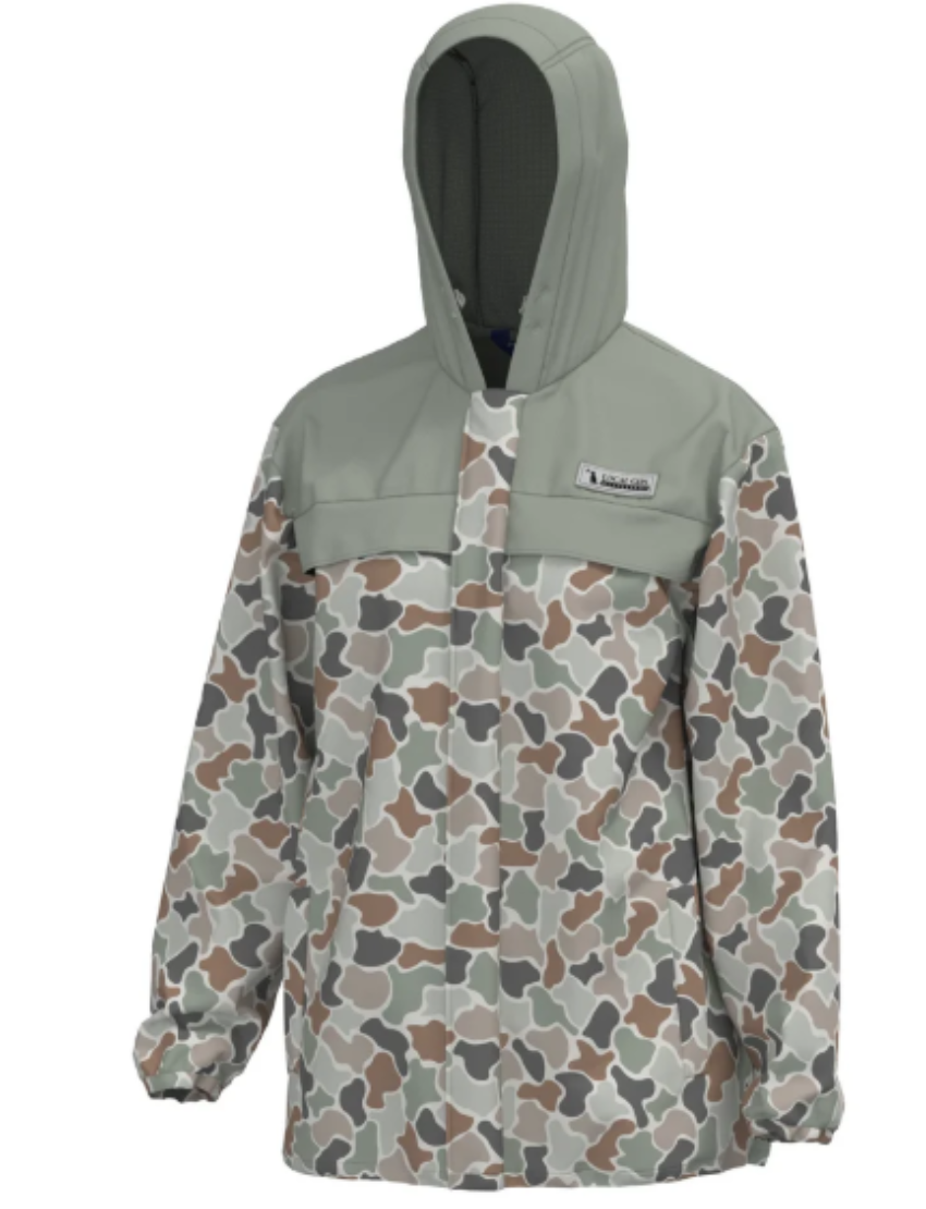 Local Girl Women's Rain Jacket Forest Camo Flora
