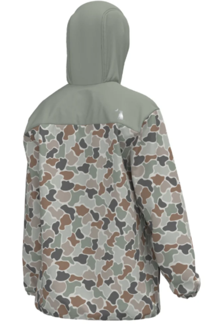 Local Girl Women's Rain Jacket Forest Camo Flora