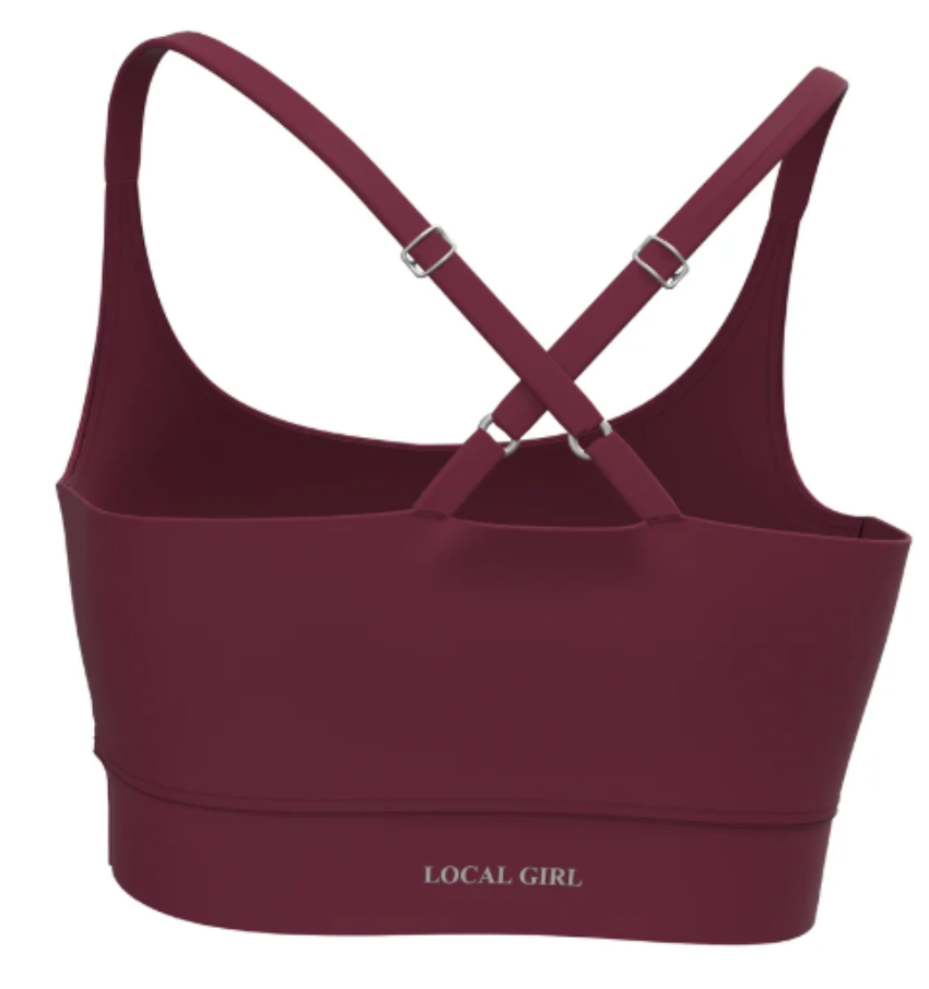 Local Girl Women's Sports Bra 2.0 Berry