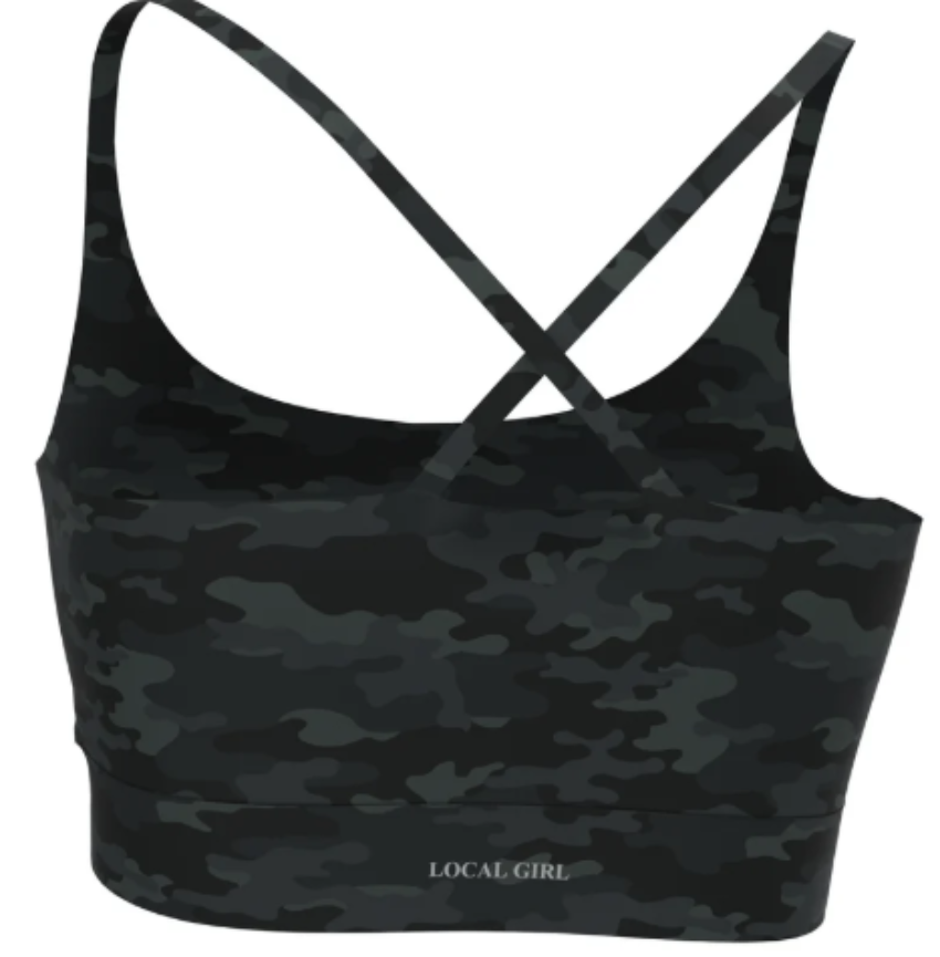 Local Girl Women's Sports Bra Multicam