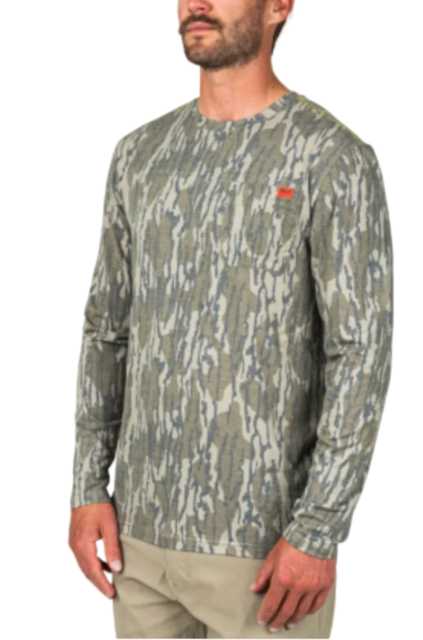 Marsh Wear Buxton LS Tech Crew OG Bottomland