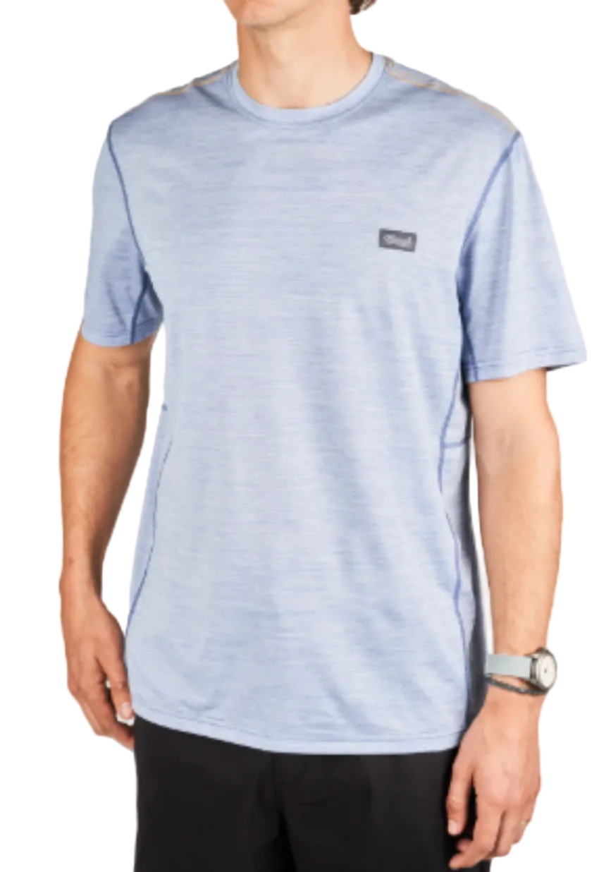 Marsh Wear Men's High Noon SS Tech Tee Riviera Heather