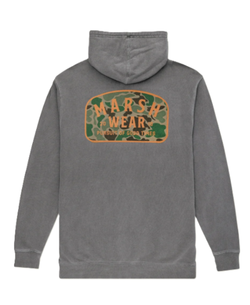 Marsh Wear Men's Alton Camo Hoodie Black