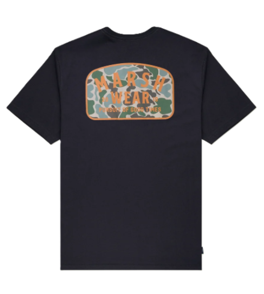 Marsh Wear Men's Alton Camo SS Shirt Black
