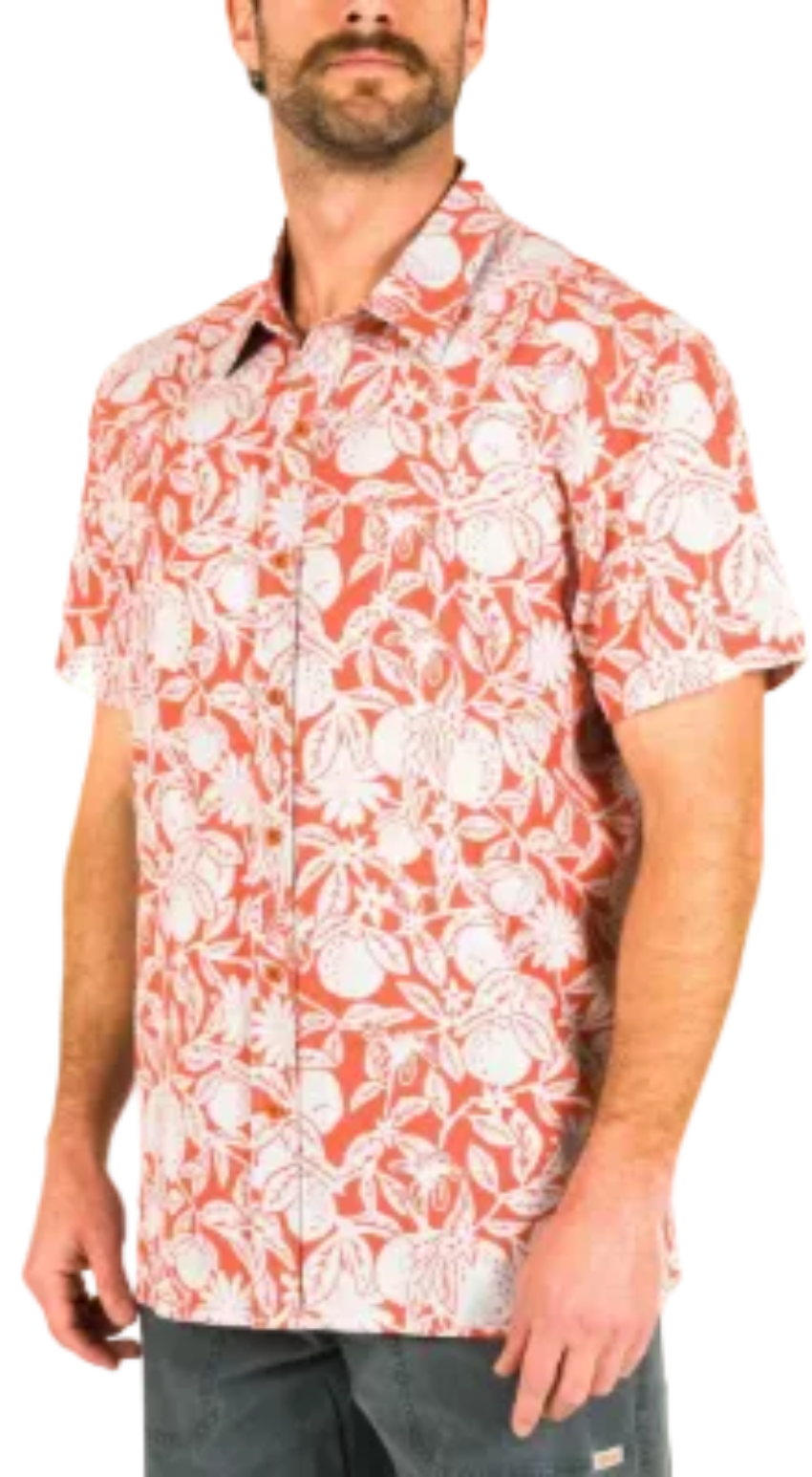 Marsh Wear Men's BreezeWeave SS Shirt Lobster