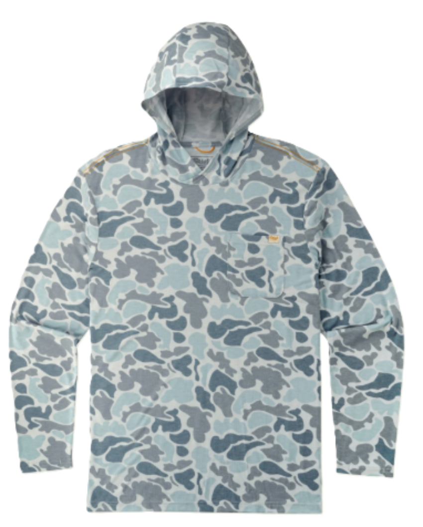 Marsh Wear Men's Buxton Hagood Hoodie Silver Mallard Camo