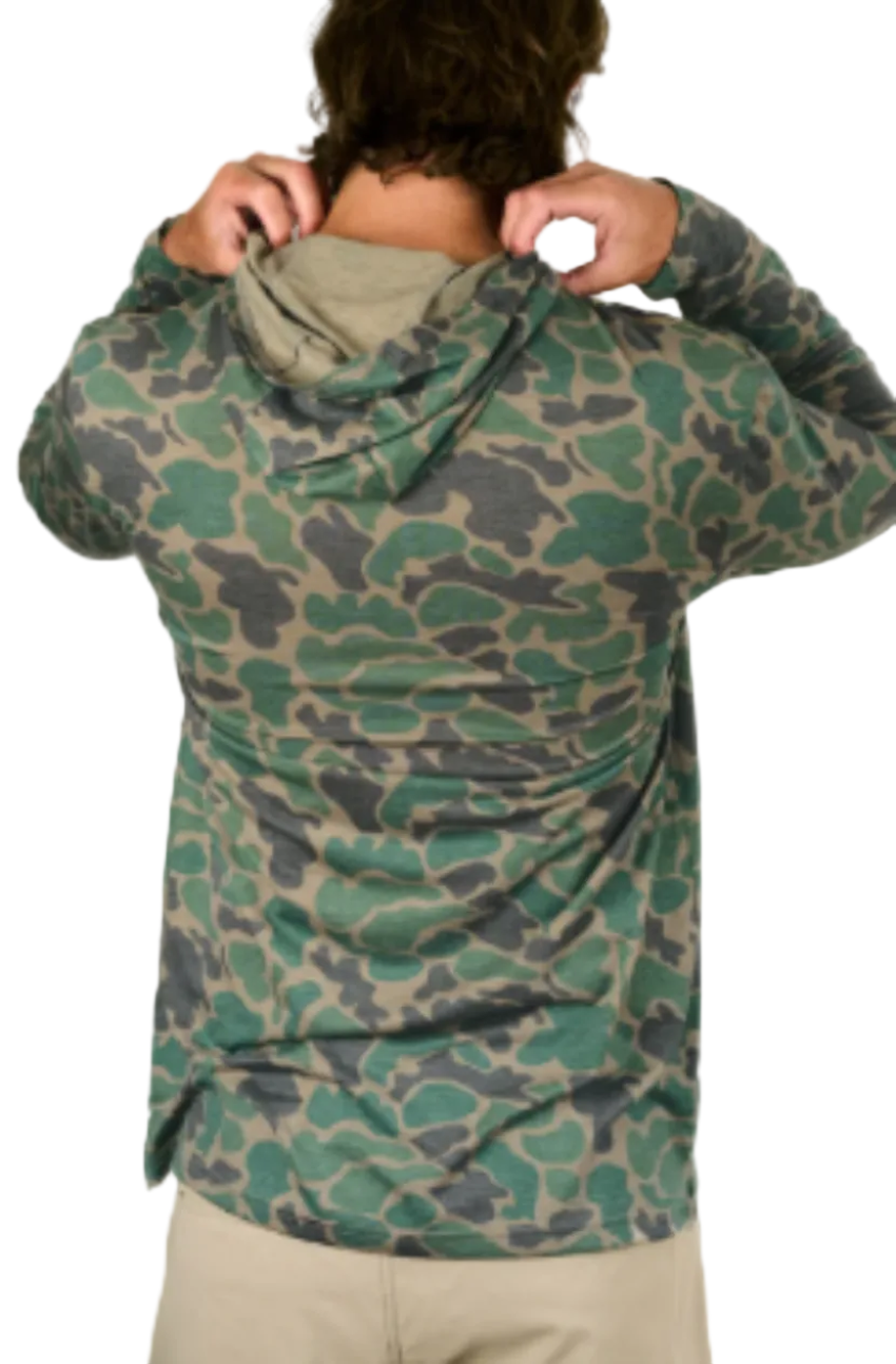 Marsh Wear Men's Buxton Tech Hoodie Green Mallard Camo