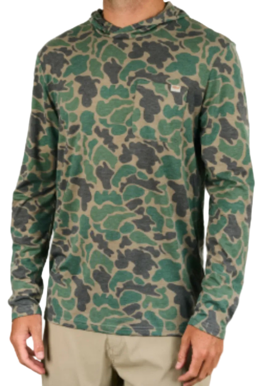Marsh Wear Men's Buxton Tech Hoodie Green Mallard Camo