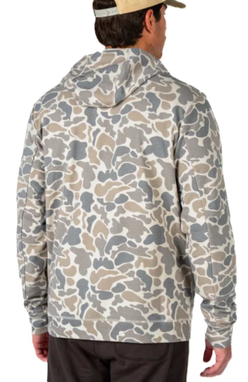 Marsh Wear Men's Fireside Hoodie Khaki Mallard Camo