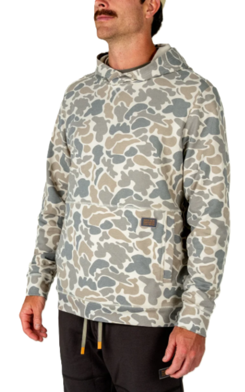 Marsh Wear Men's Fireside Hoodie Khaki Mallard Camo