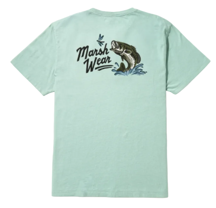 Marsh Wear Men's Heritage Bass SS Shirt Agate