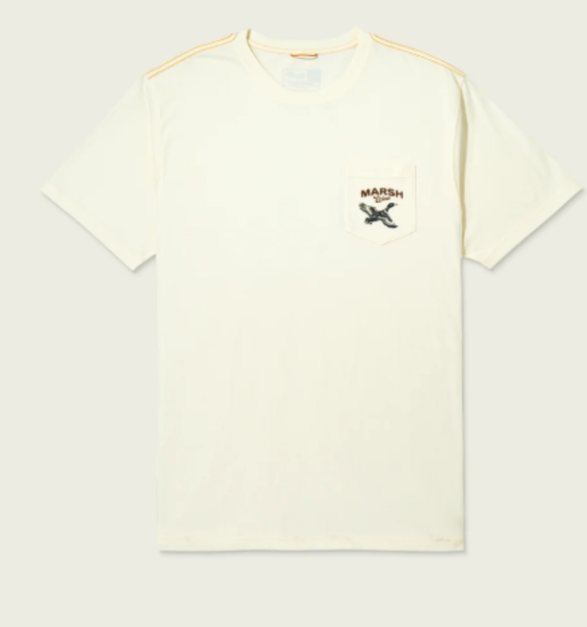 Marsh Wear Men's High Flyer SS Shirt Vintage White
