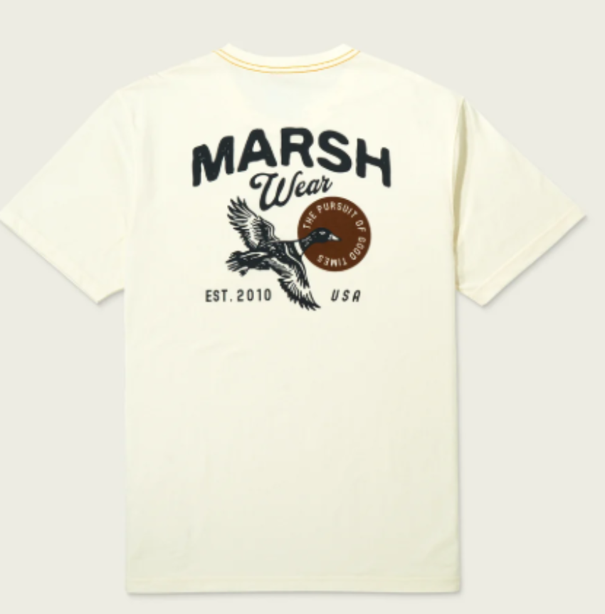 Marsh Wear Men's High Flyer SS Shirt Vintage White
