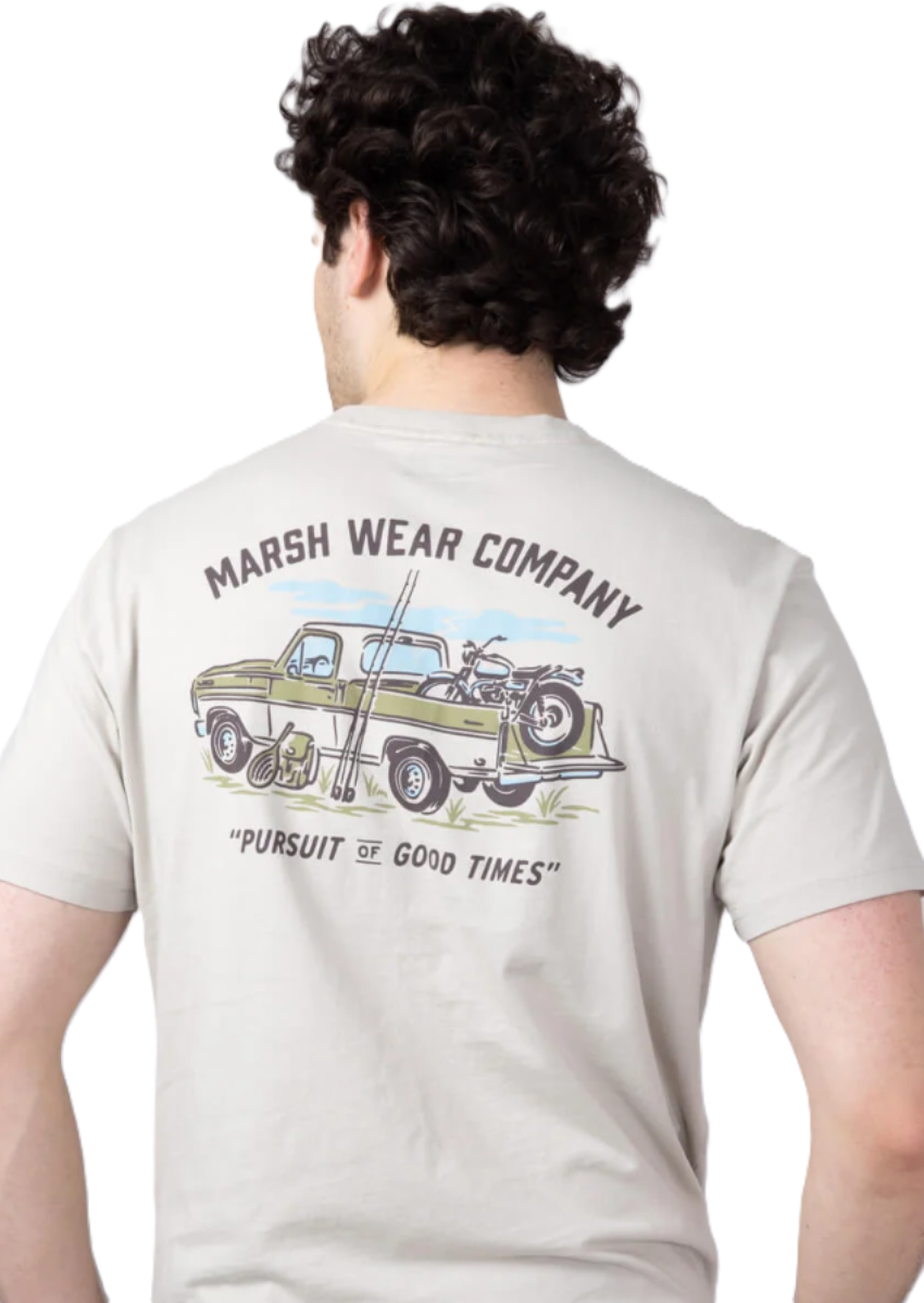 Marsh Wear Men's Rumble T-Shirt Stone