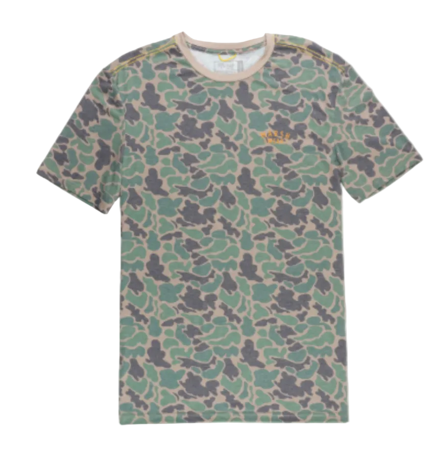 Marsh Wear Men's Stackhouse SS Tech Tee Green Camo