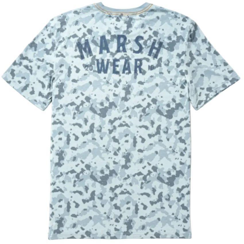 Marsh Wear Men's Stackhouse Tech SS Shirt Granite Foxhole Camo