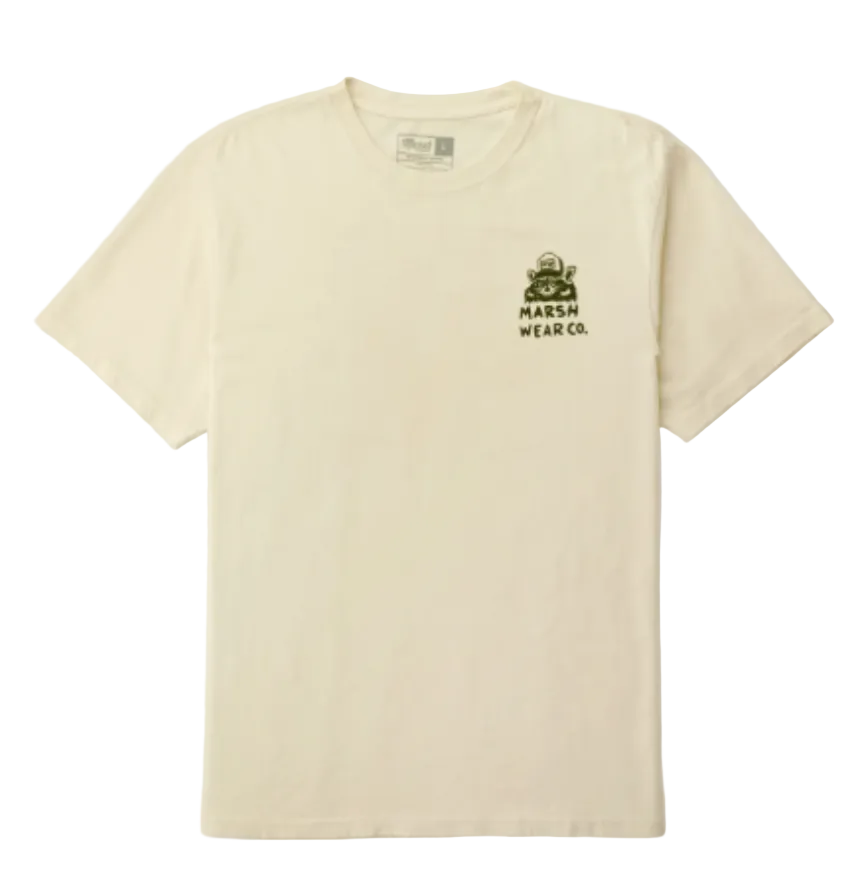 Marsh Wear Men's Stay Awhile SS Shirt Vintage White