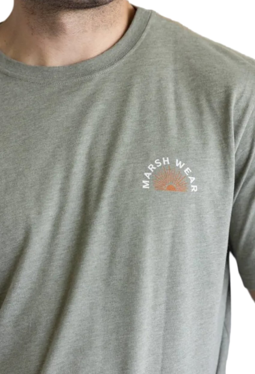 Marsh Wear Men's Sunup SS Shirt Fossil Heather