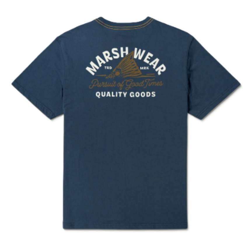 Marsh Wear Men's Tailing Tide SS Shirt Dark Denim
