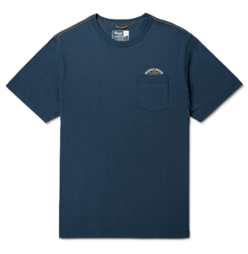 Marsh Wear Men's Tailing Tide SS Shirt Dark Denim

