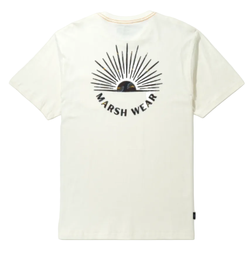 Marsh Wear Men's Tidelock SS Shirt Vintage White