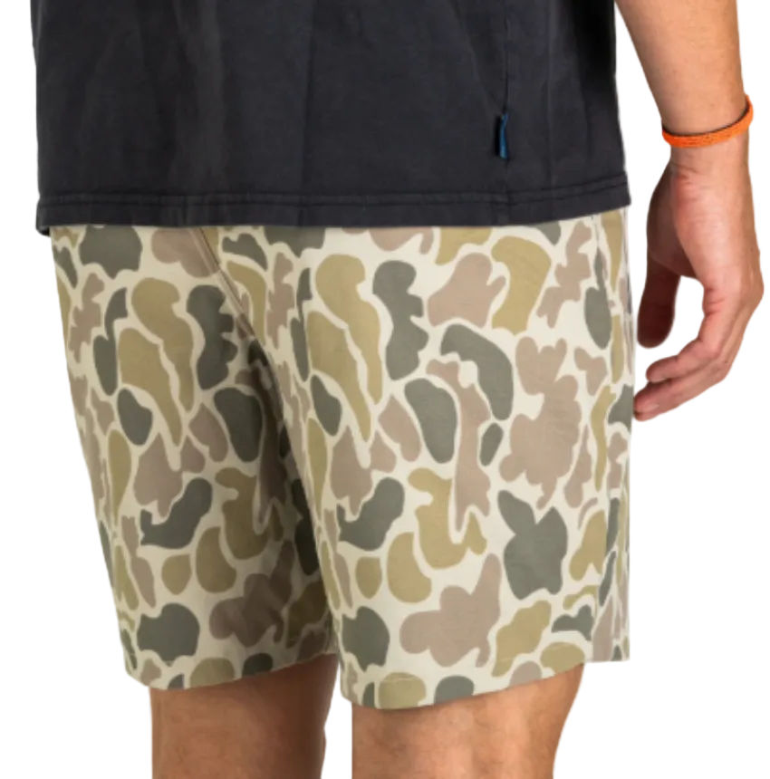 Marsh Wear Prime Hagood Shorts Tan Mallard Camo