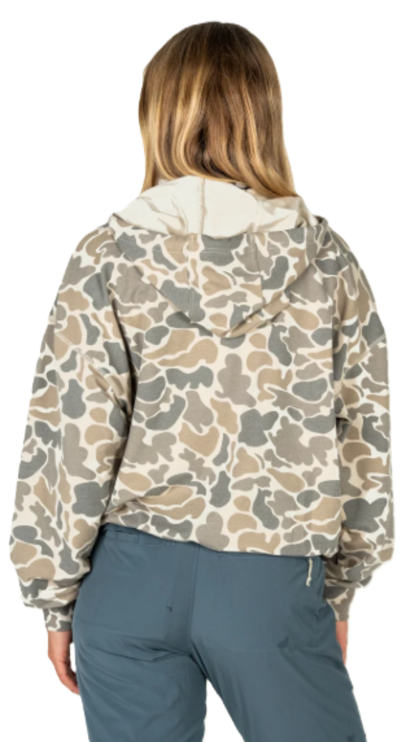 Marsh Wear Women's Fireside Hoodie Khaki Mallard Camo