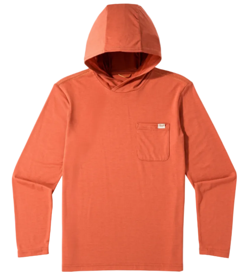 Marsh Wear Youth Buxton Tech Hoodie Lobster Heather