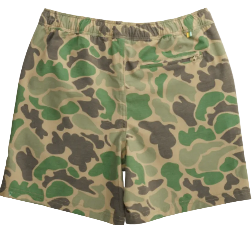 Marsh Wear Youth Fulton Volley Shorts Green Mallard Camo