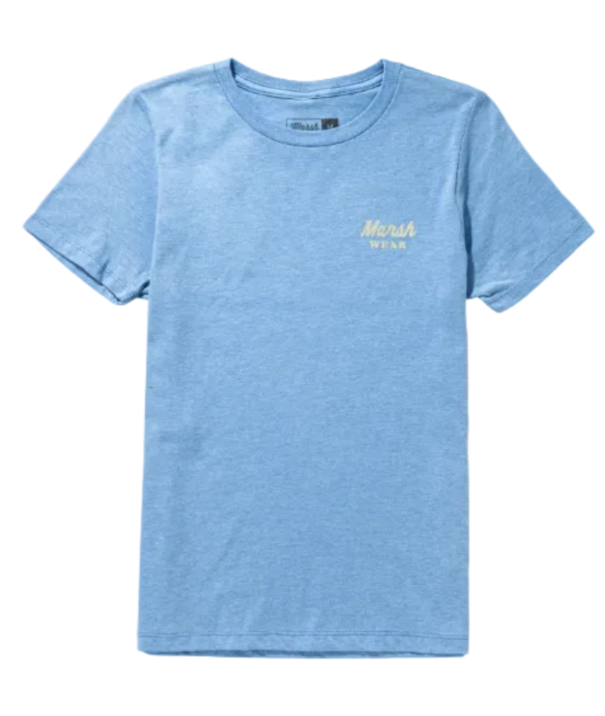 Marsh Wear Youth Heritage Lab SS Shirt Light Blue Heather