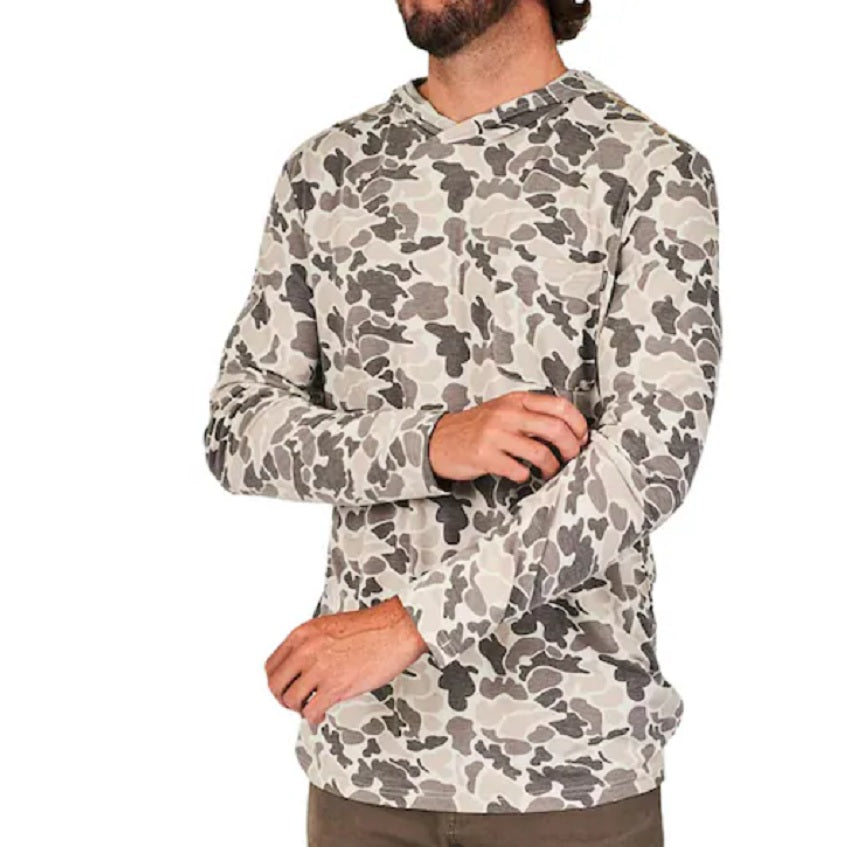 Marsh Wear Men's Buxton Tech Hoodie Stone Mallard Camo