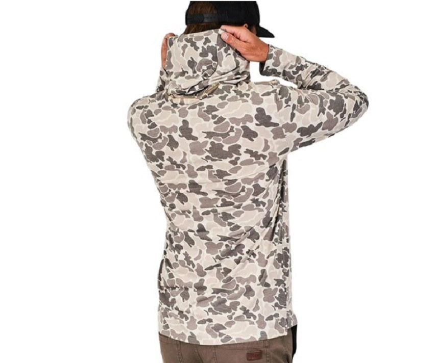 Marsh Wear Men's Buxton Tech Hoodie Stone Mallard Camo