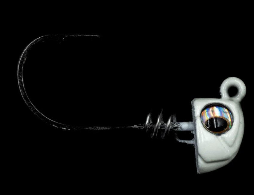 NLBN 3" Hot Heads Jig Heads 1/4oz 3pk Glow