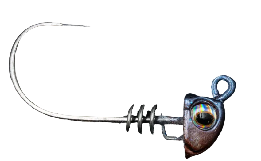 NLBN 3" Jig Heads 1/4oz 3pk Mud Minnow