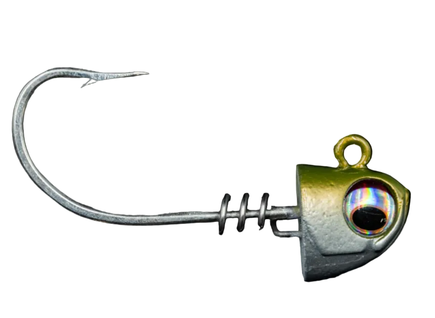 NLBN 5" Jig Heads 1-1/2oz 2pk Green Back