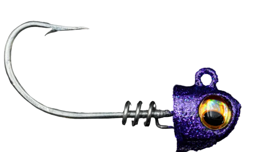NLBN 5" Jig Heads 1-1/2oz 2pk Purple Haze
