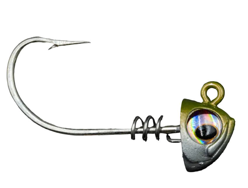 NLBN 5" Jig Heads 1oz 2pk Green Back