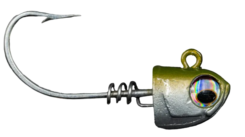 NLBN 5" Jig Heads 2oz 2pk Green Back