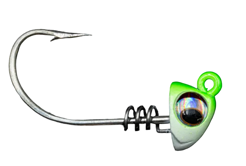 NLBN 5" Jig Heads 3/4oz 2pk Limesider
