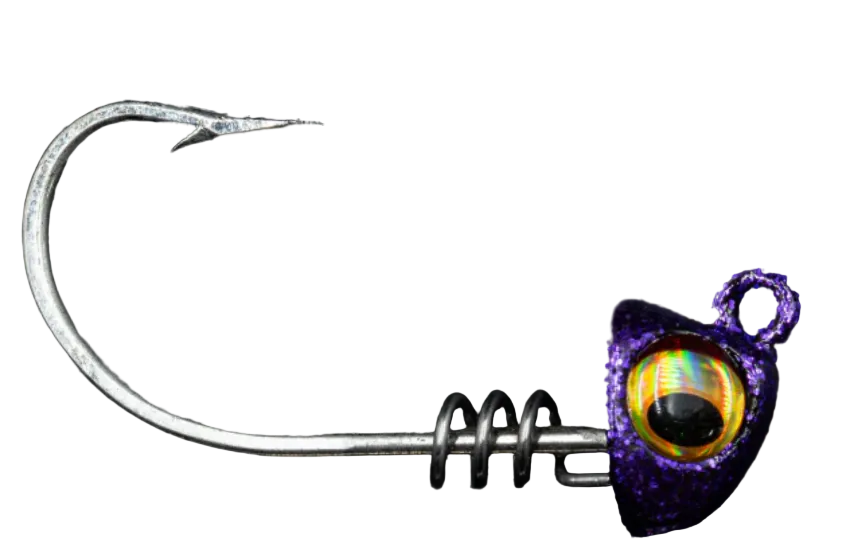 NLBN 5" Jig Heads 3/4oz 2pk Purple Haze