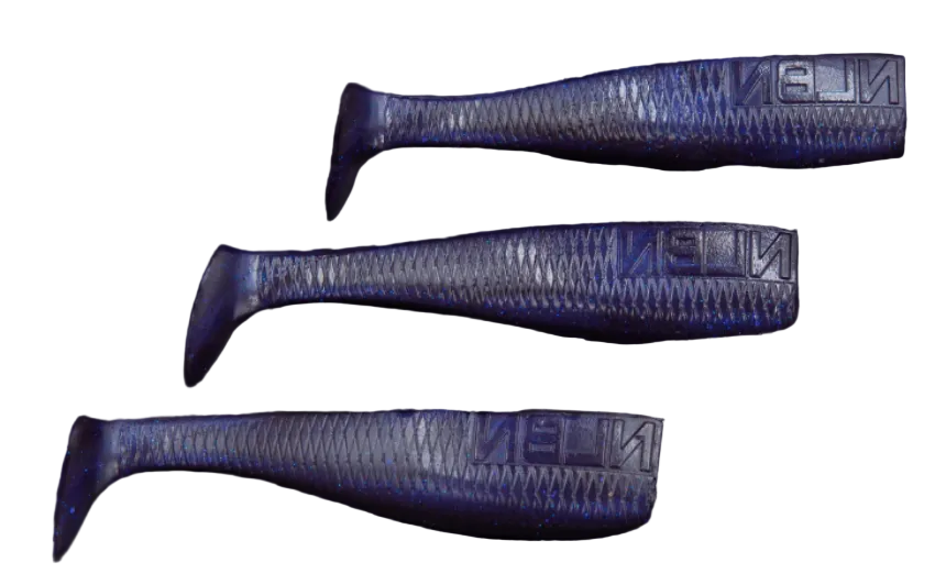 NLBN 5" Paddle Tail 3pk Purple Haze