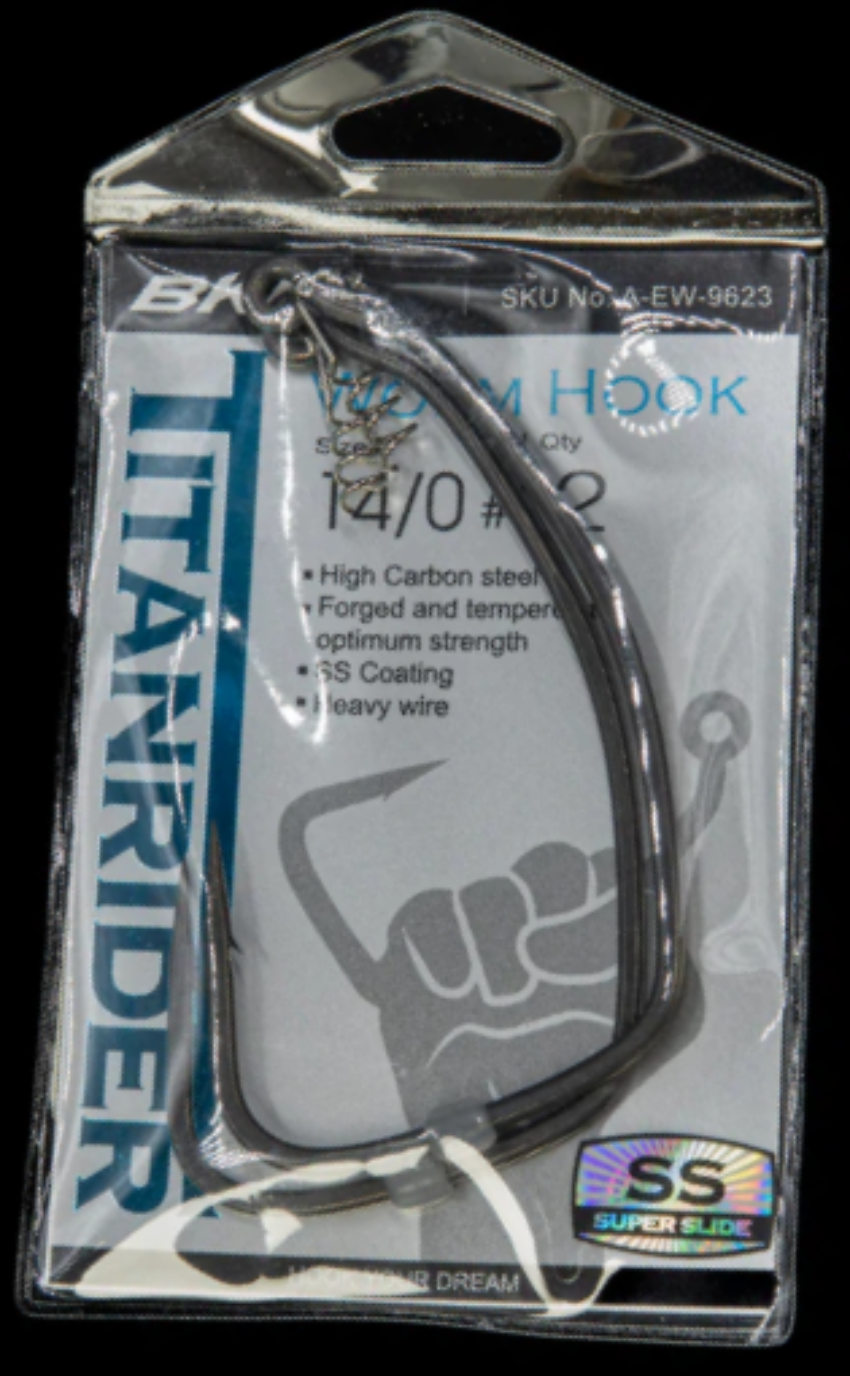 NLBN 9" BBK Titan Riders 14/0 2pk Hooks