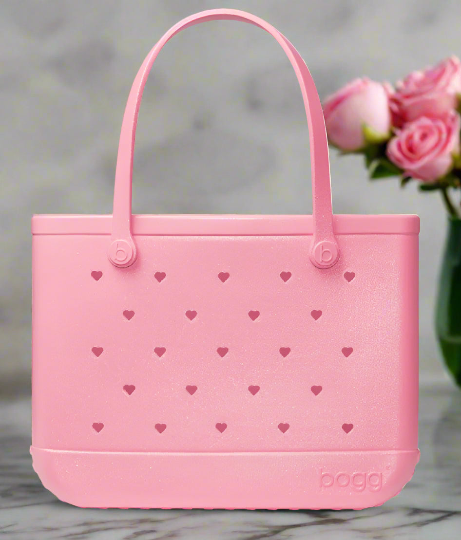 Original Bogg Bag Heart Shimmer Bubblegum