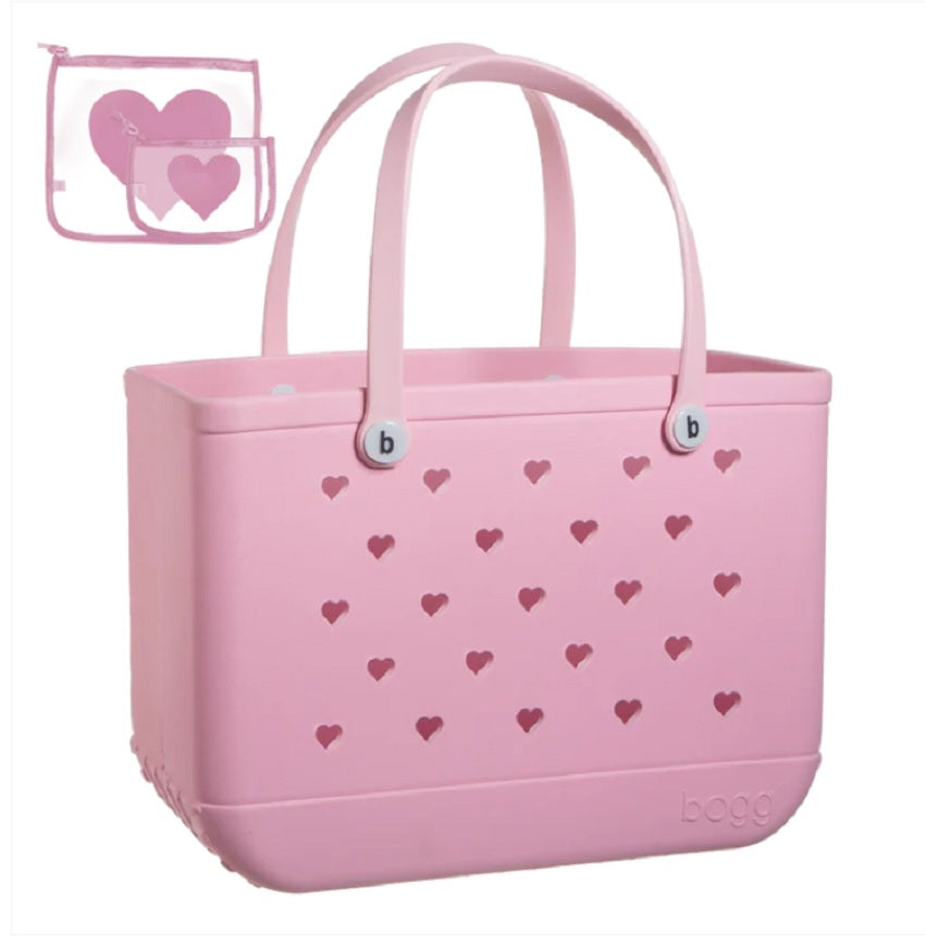 Bogg Bag Heart Collection Original Bogg Bubblegum