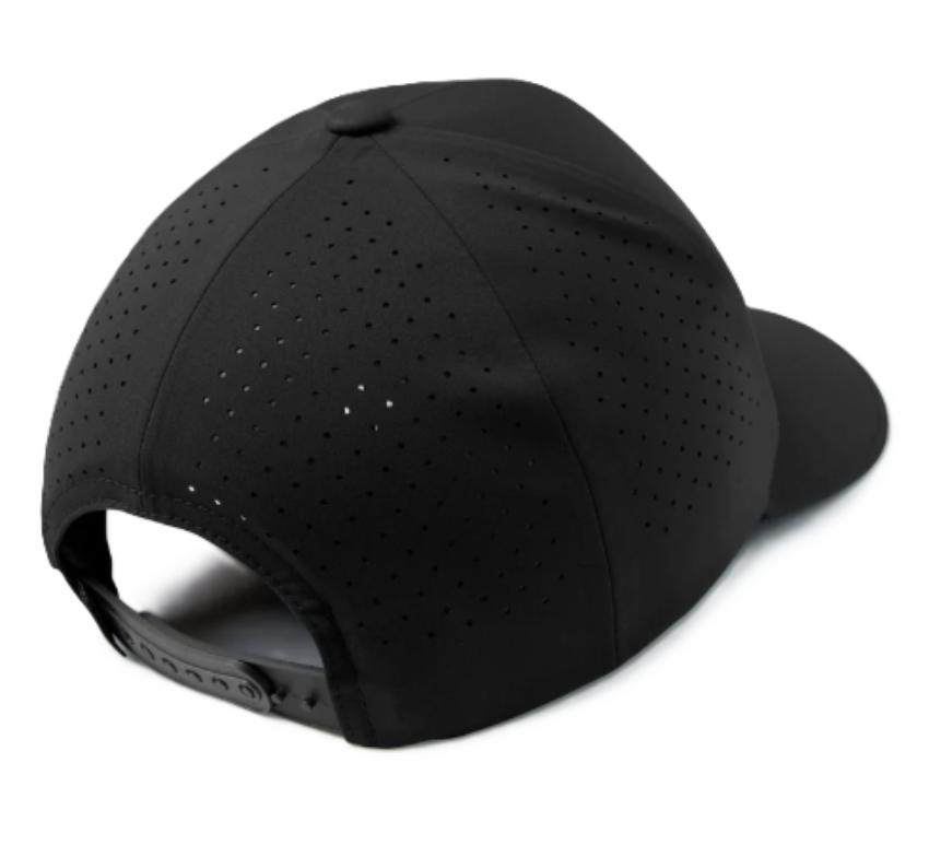 PELAGIC Flexfit Alpha Snapback Hat Black
