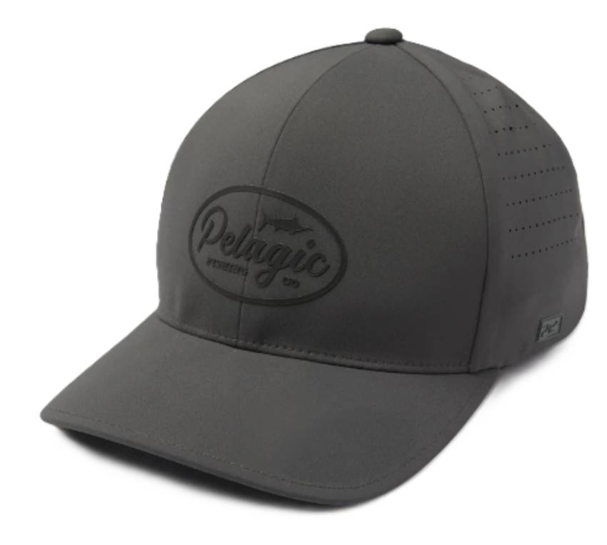 PELAGIC Flexfit Alpha Snapback Hat Graphite